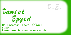 daniel egyed business card